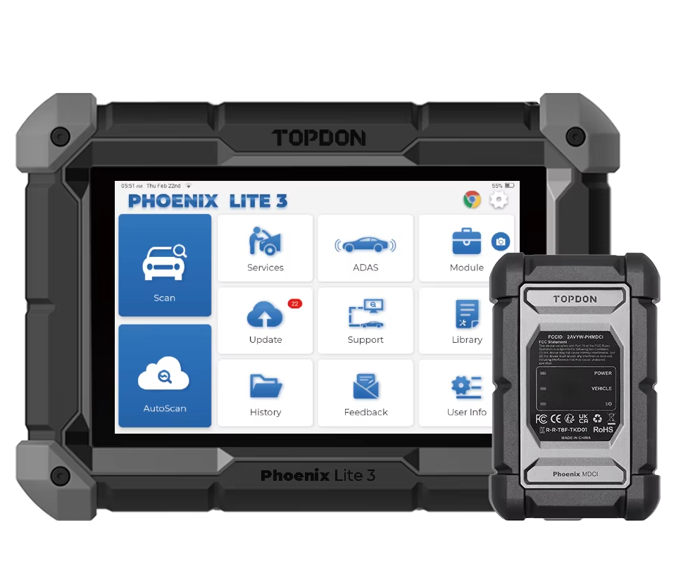 Диагностический сканер TOPDON Phoenix Lite3